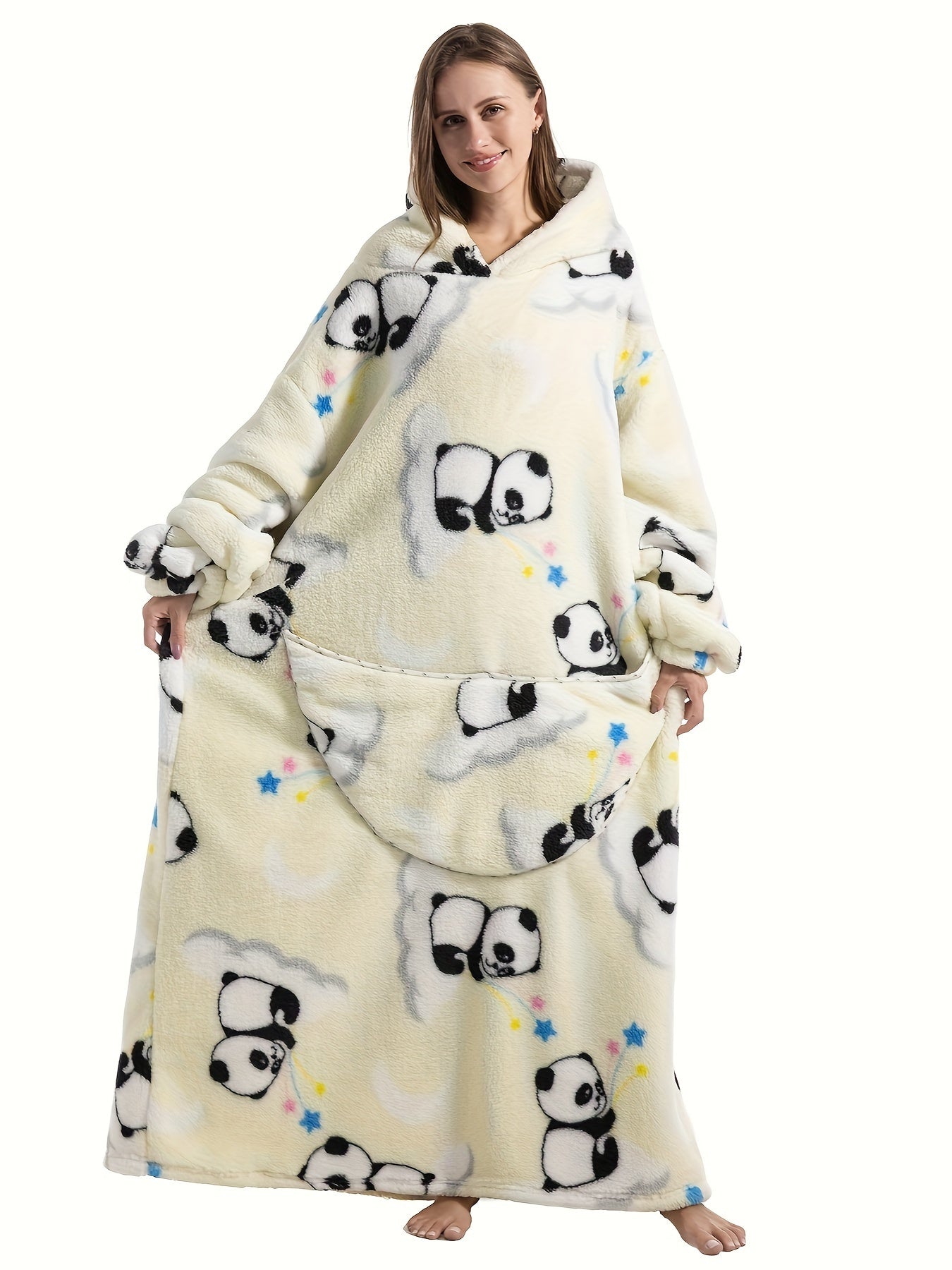 Cloudy Panda Pajamas