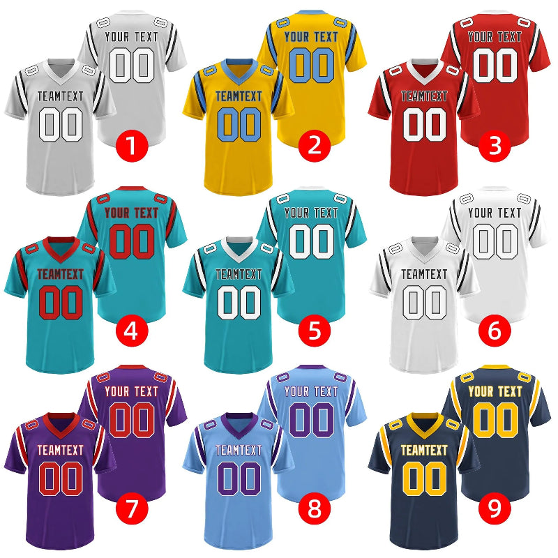 Personalized Football and Rugby Jerseys