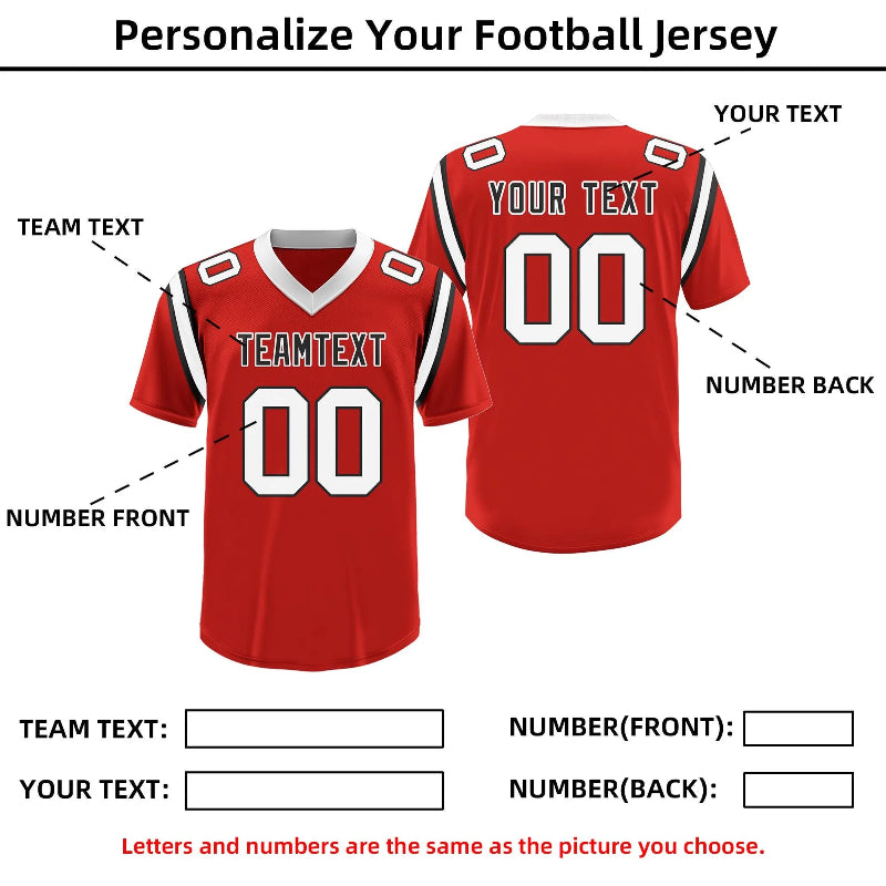 Personalized Football and Rugby Jerseys