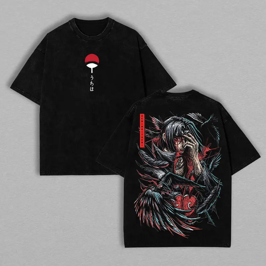 Itachi Narutoo Washed Tee