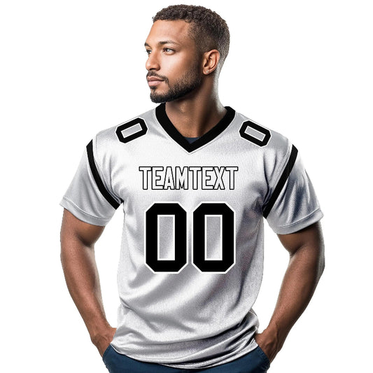 Custom Football and Rugby White Jerseys
