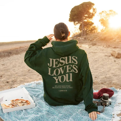 Jesus Loves You Hoodie