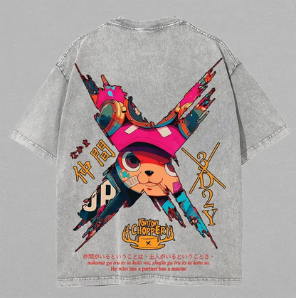 Limited Tony Tony - One Piecee Vintage Washed T-Shirt