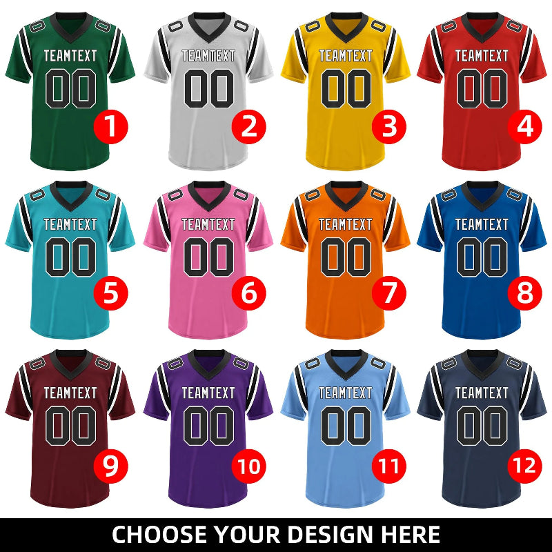 Custom Football and Rugby Green Jerseys