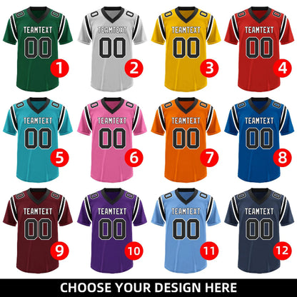 Custom Football and Rugby Green Jerseys