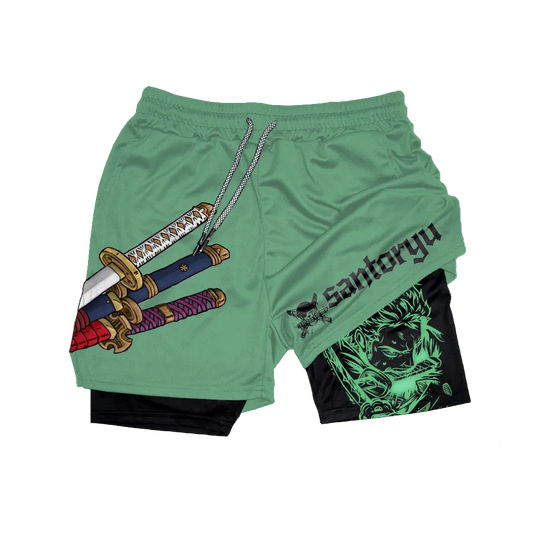 Santoryu Anime Gym Performance Shorts