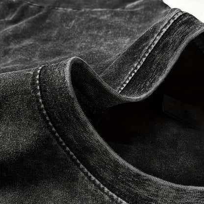 Aira Seikoo Dandadann Washed Oversized Streetwear Tee