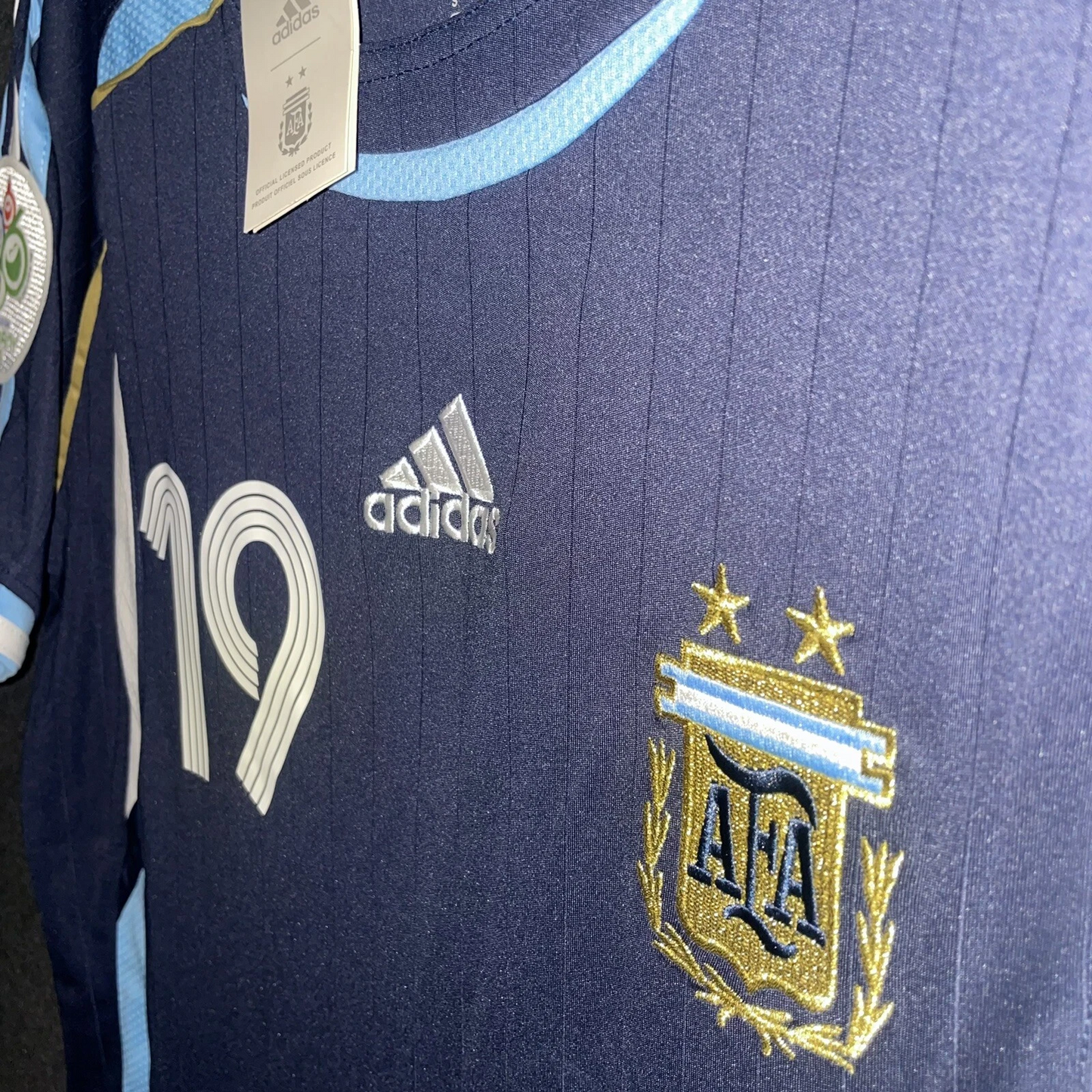 Argentina 2006 "MESSI 19" World Cup Jersey