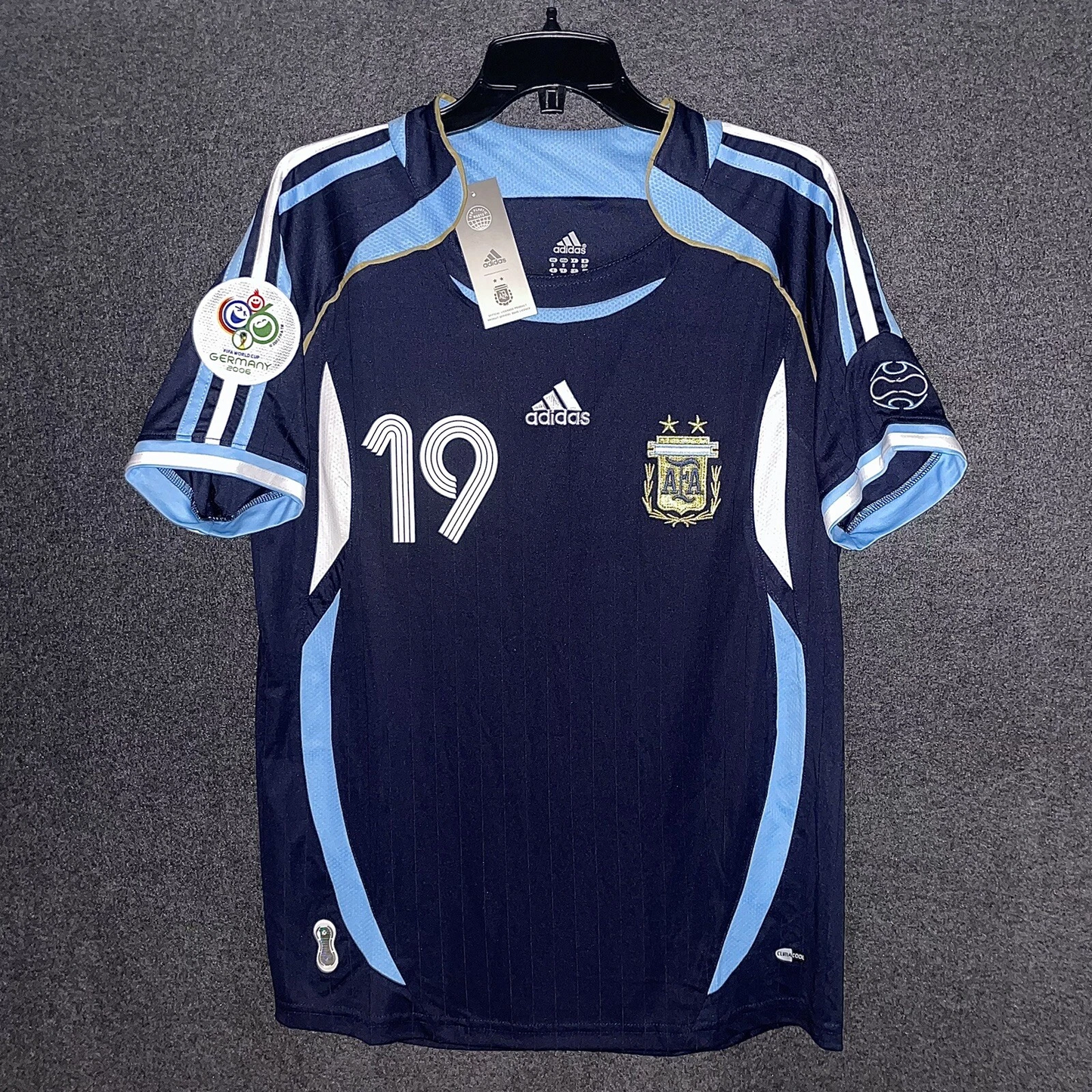 Argentina 2006 "MESSI 19" World Cup Jersey
