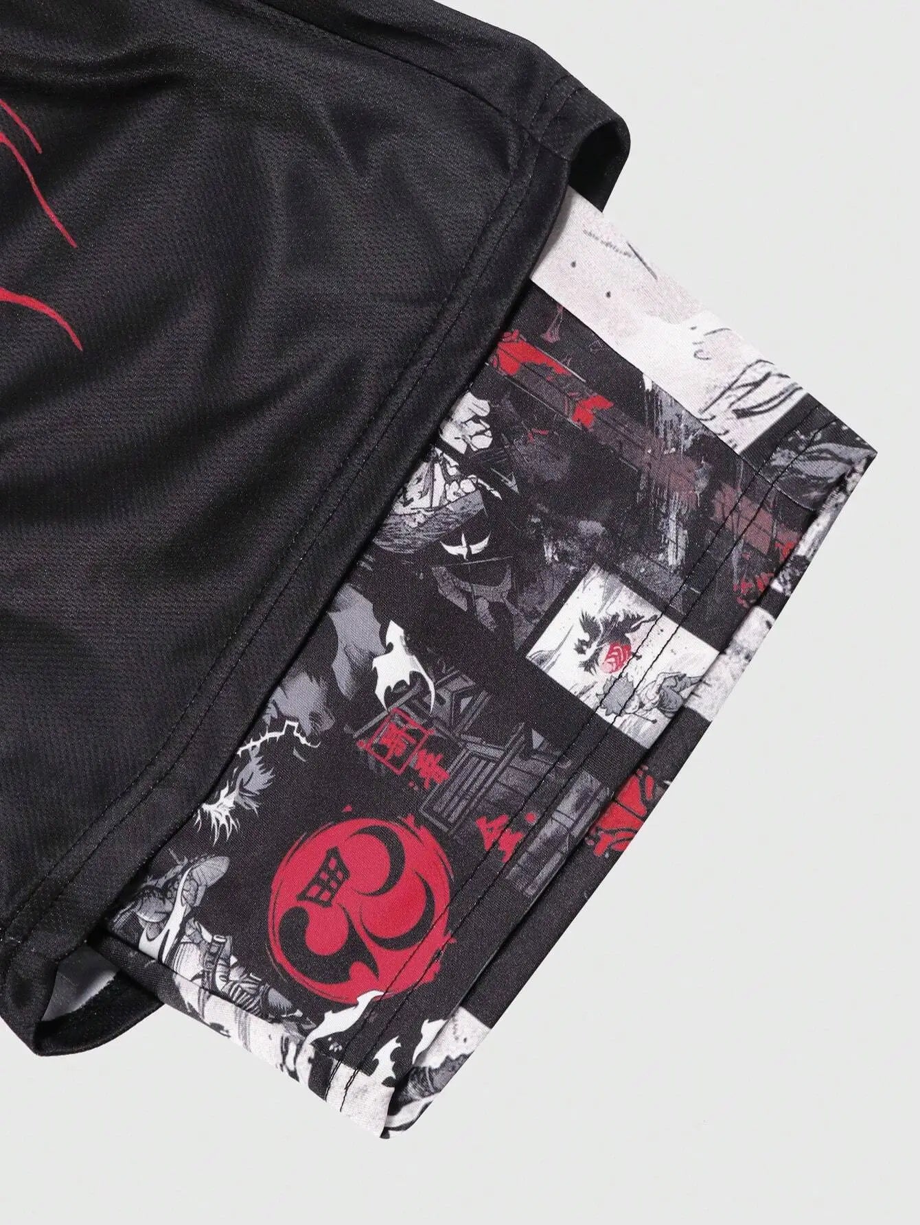 Goth Men's Sports Breathable Basketball Shorts
