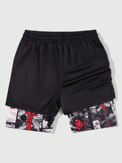 Goth Men's Sports Breathable Basketball Shorts