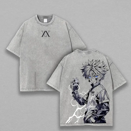 Killua Zoldyck T-Shirt Anime Oversized Tee