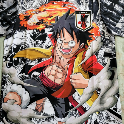 Japan Soccer Jersey Luffy Anime One Piece Concept Edition