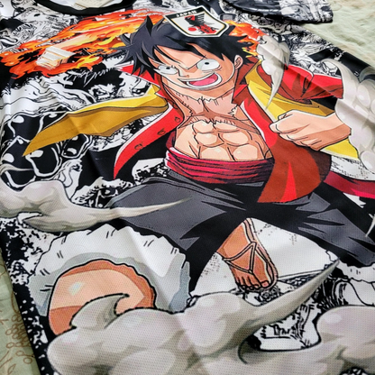 Japan Soccer Jersey Luffy Anime One Piece Concept Edition