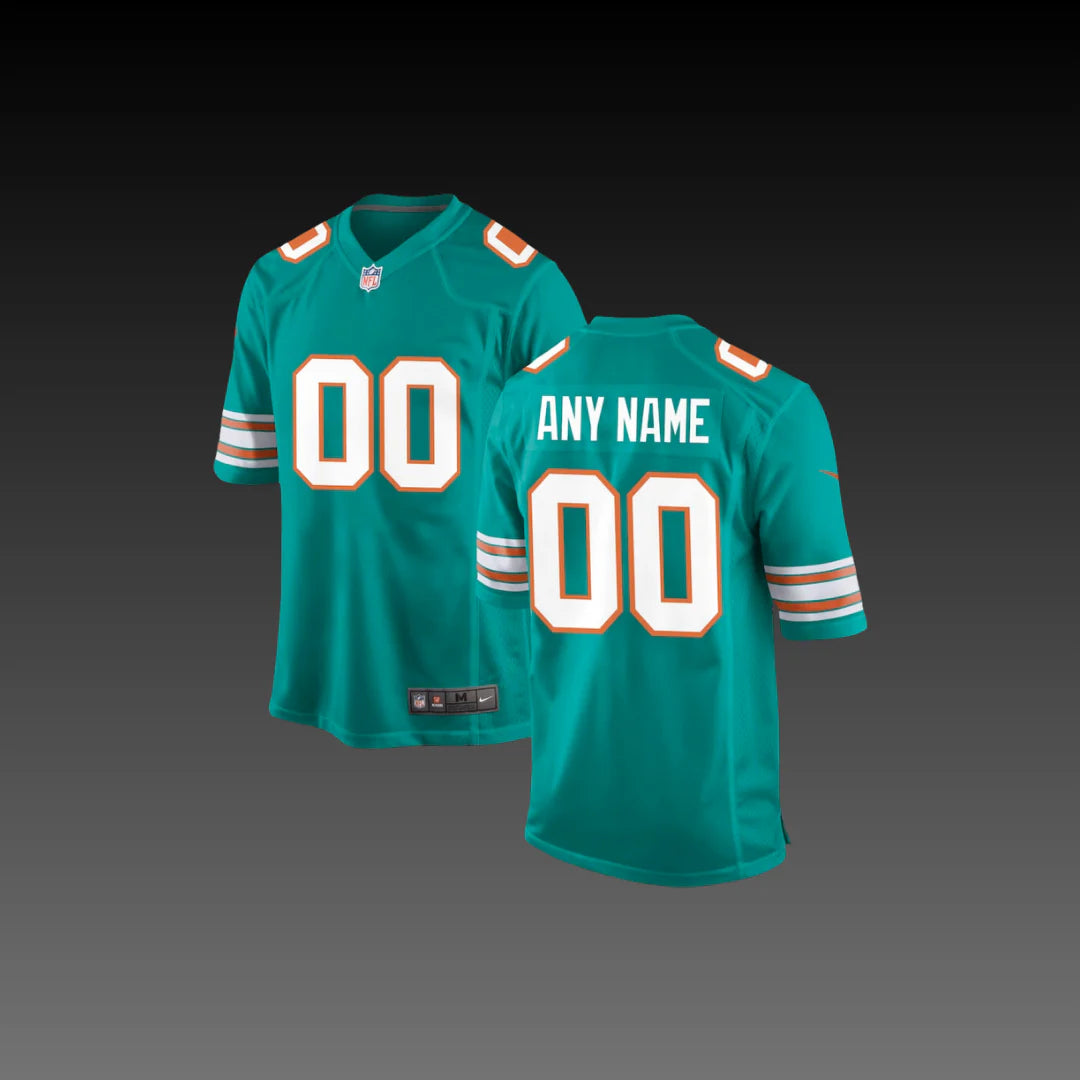 Miami Dolphins Custom Jersey Alternate