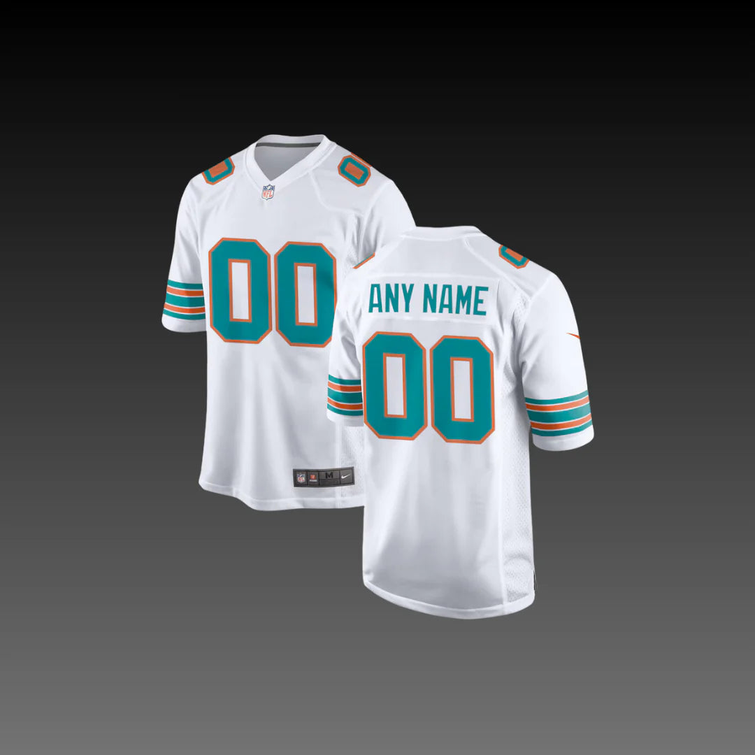 Miami Dolphins Custom Jersey Alternate