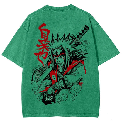 Naruto Sannin Jiraiya Printed T-shirt