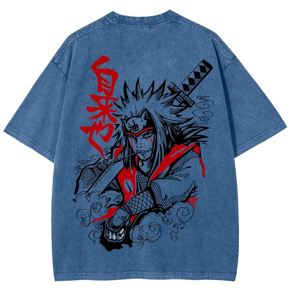 Naruto Sannin Jiraiya Printed T-shirt