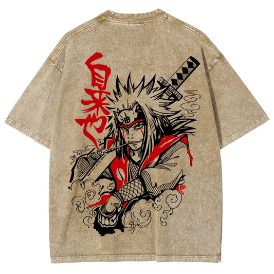 Naruto Sannin Jiraiya Printed T-shirt