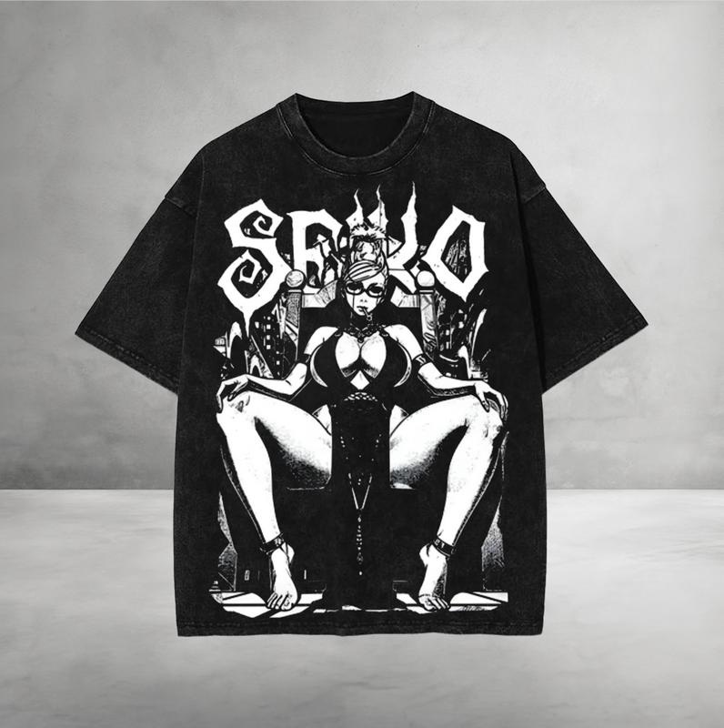 Seiko Ayase Anime Double Printed Vintage Washed Tee/sweatshirt/hoodie