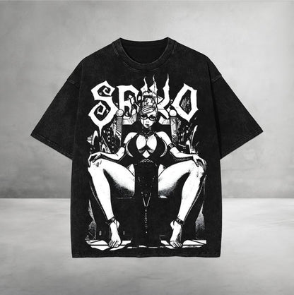 Seiko Ayase Anime Double Printed Vintage Washed Tee/sweatshirt/hoodie