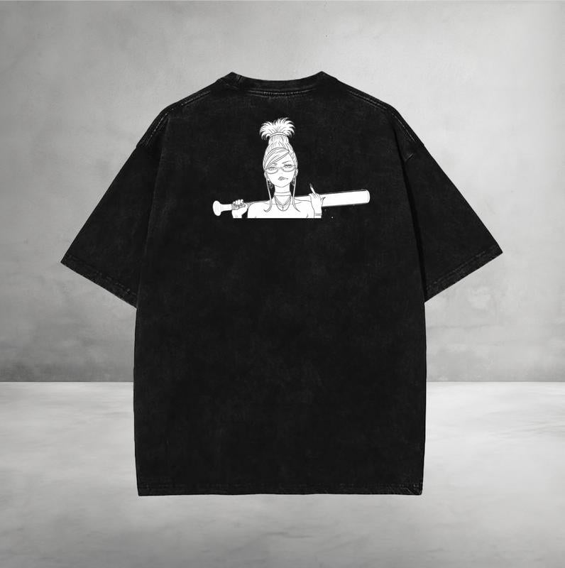 Seiko Ayase Anime Double Printed Vintage Washed Tee/sweatshirt/hoodie