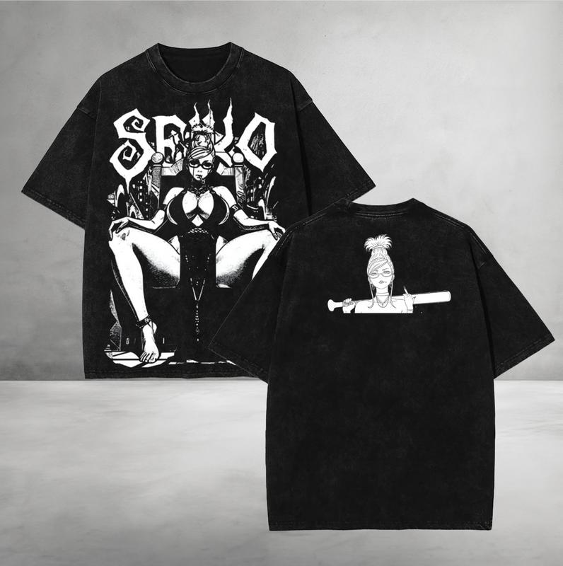 Seiko Ayase Anime Double Printed Vintage Washed Tee/sweatshirt/hoodie