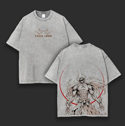 "Vasto Lorde" Ichigo Kurosaki Double Printed Vintage Washed Tee
