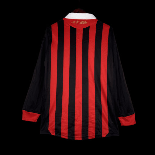 AC Milan Retro 2009/10 Long Sleeve Home