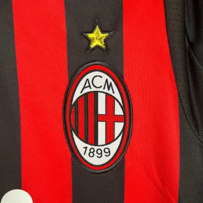 AC Milan Retro 2009/10 Long Sleeve Home