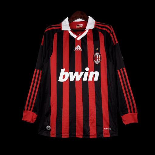 AC Milan Retro 2009/10 Long Sleeve Home