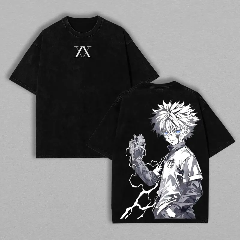 Killua Zoldyck T-Shirt Anime Oversized Tee