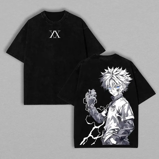 Killua Zoldyck T-Shirt Anime Oversized Tee