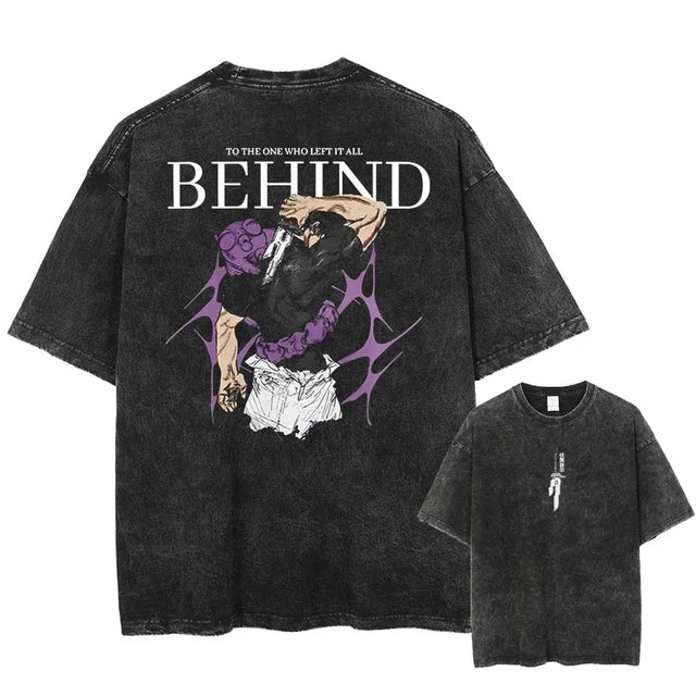 Jujutsu Kaisen distressed washed T-Shirt