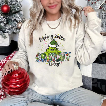 Feeling Extra Grinchy Today Christmas Sweatshirt