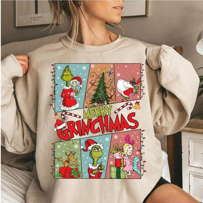 Merry Grinchmas Family Sweatshirt