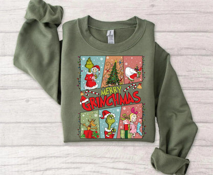 Merry Grinchmas Family Sweatshirt