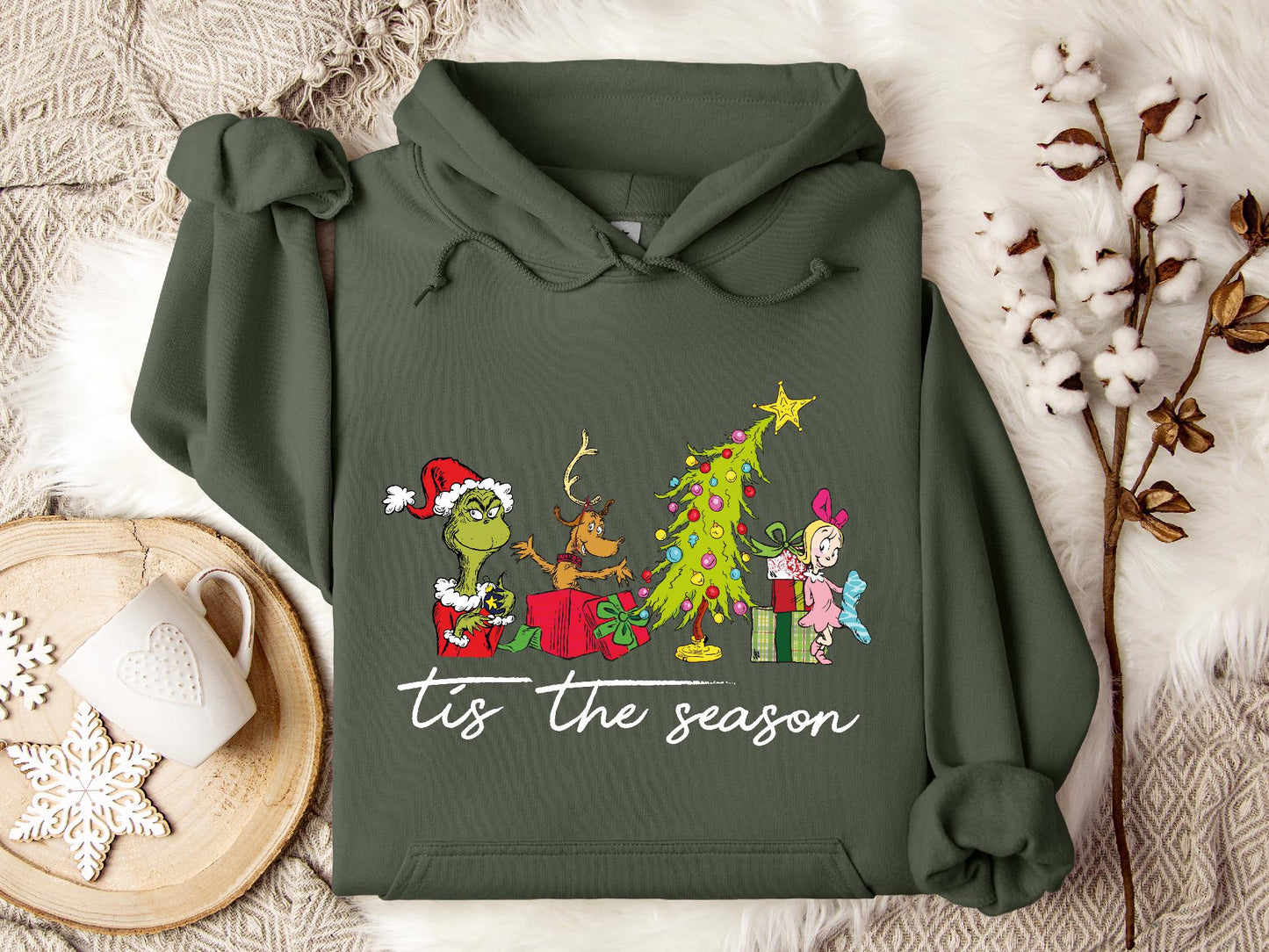 Tis the Season Grinch Hoodie