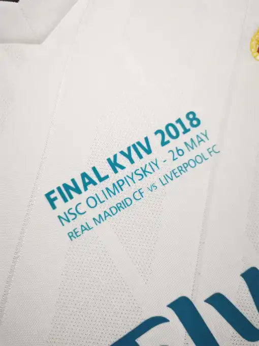Real Madrid Retro 17/18 Long Sleeve Home